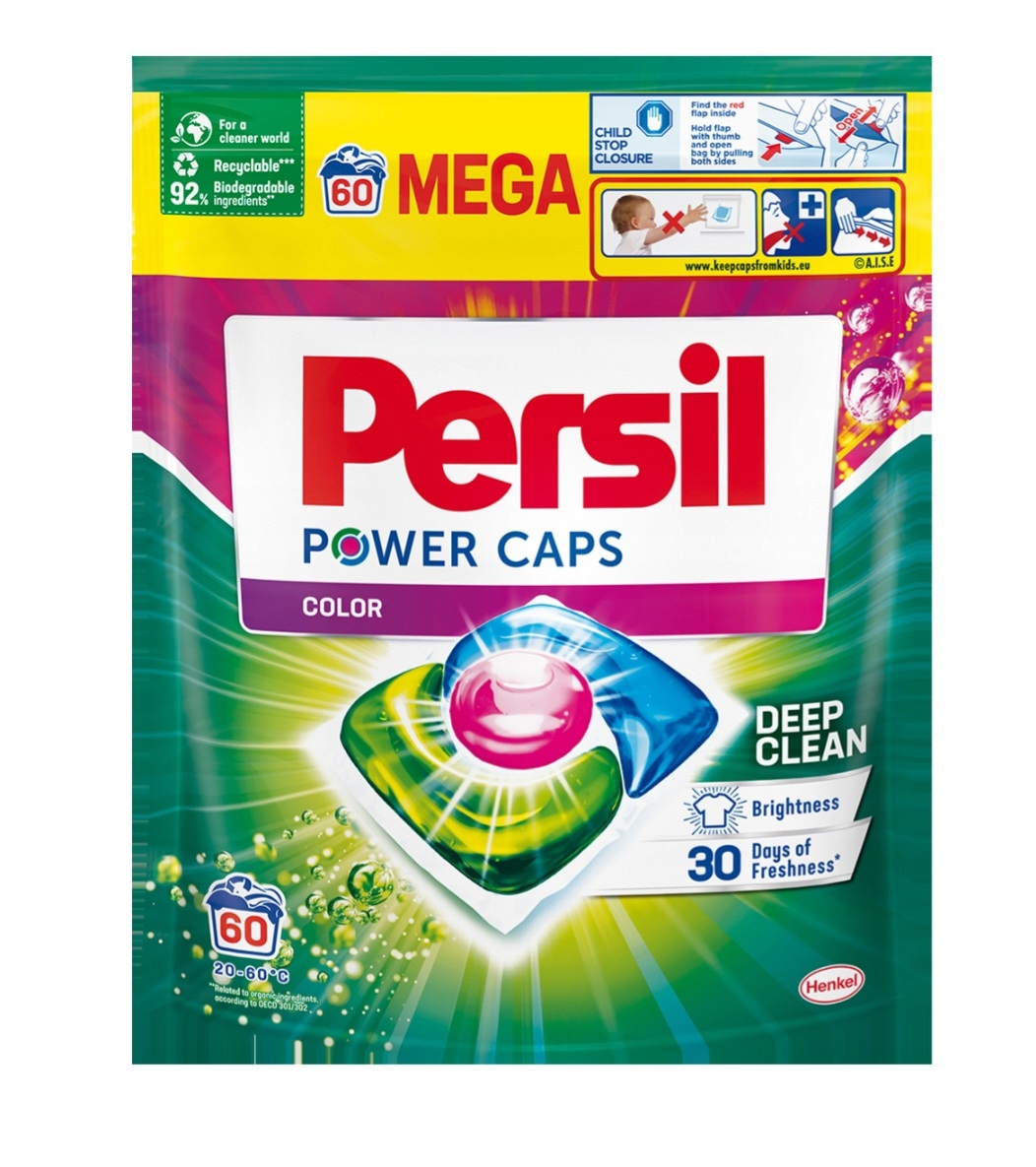 Kapsułki do prania Persil 60 Power Caps color