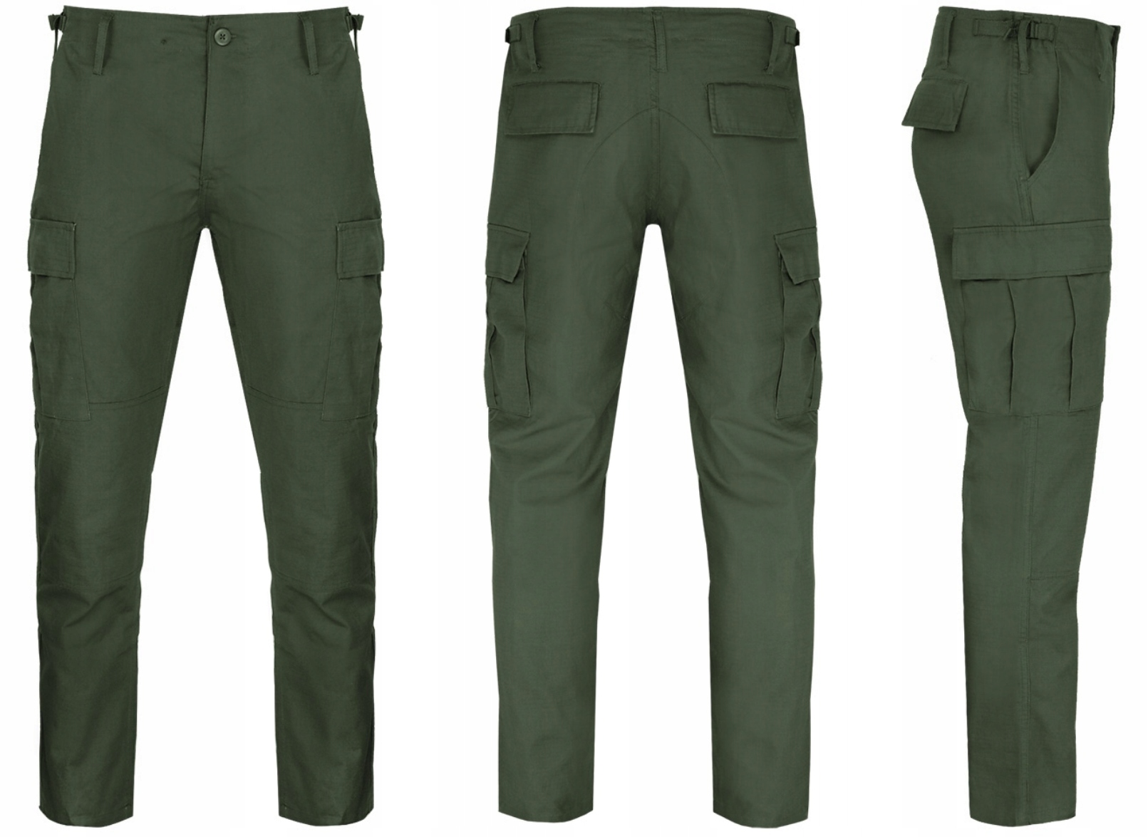 Vojenské taktické bojové kalhoty Mil-Tec Teesar Bdu Slim Olive 3XL