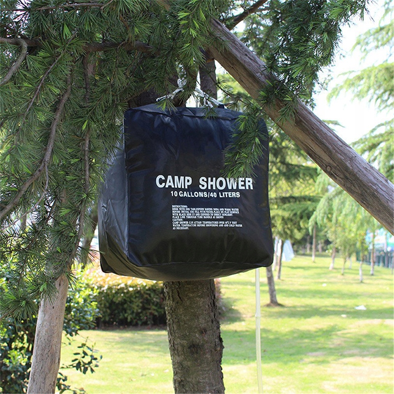 PRYSZNIC SOLARNY TURYSTYCZNY PODRÓŻNY NATRYSK BIWAK KEMPING NAMIOT 40l Marka inna