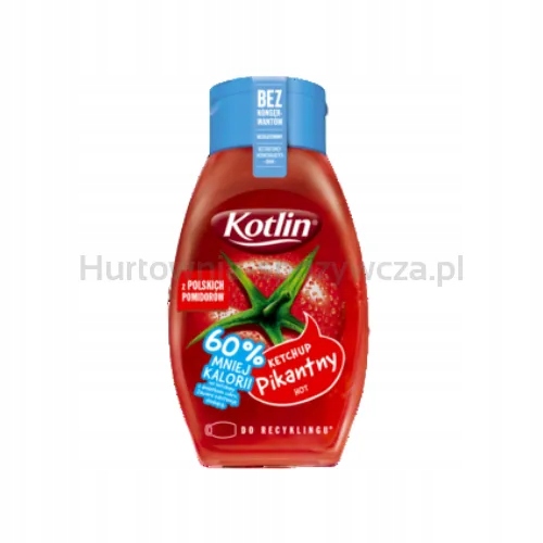 Levně Kotlin Pikantní kečup o 60 % méně kalorií 420 g