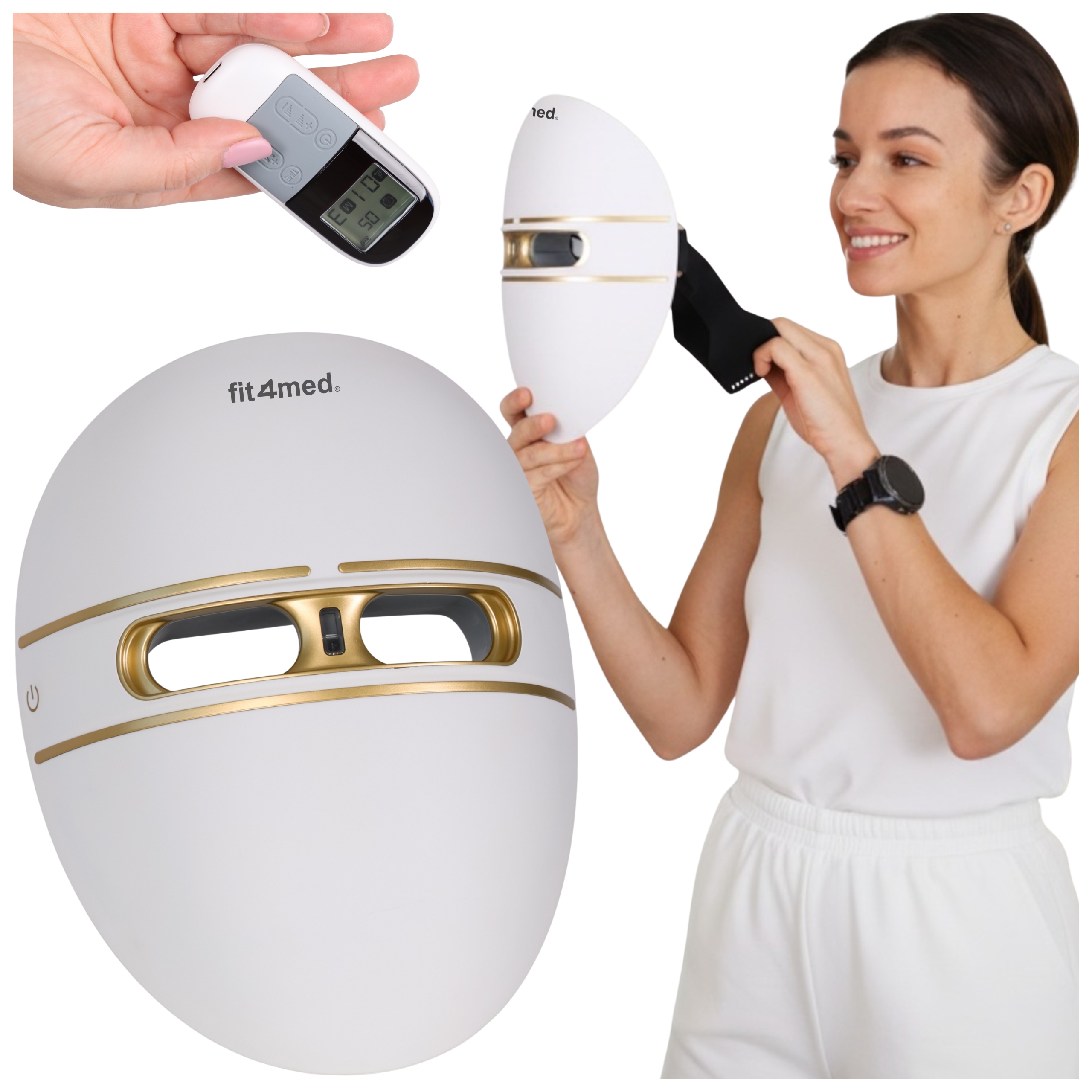 Led Maska Na Obličej Čištění Obličeje Lifting Akné 4 Režimy Pilot Spa