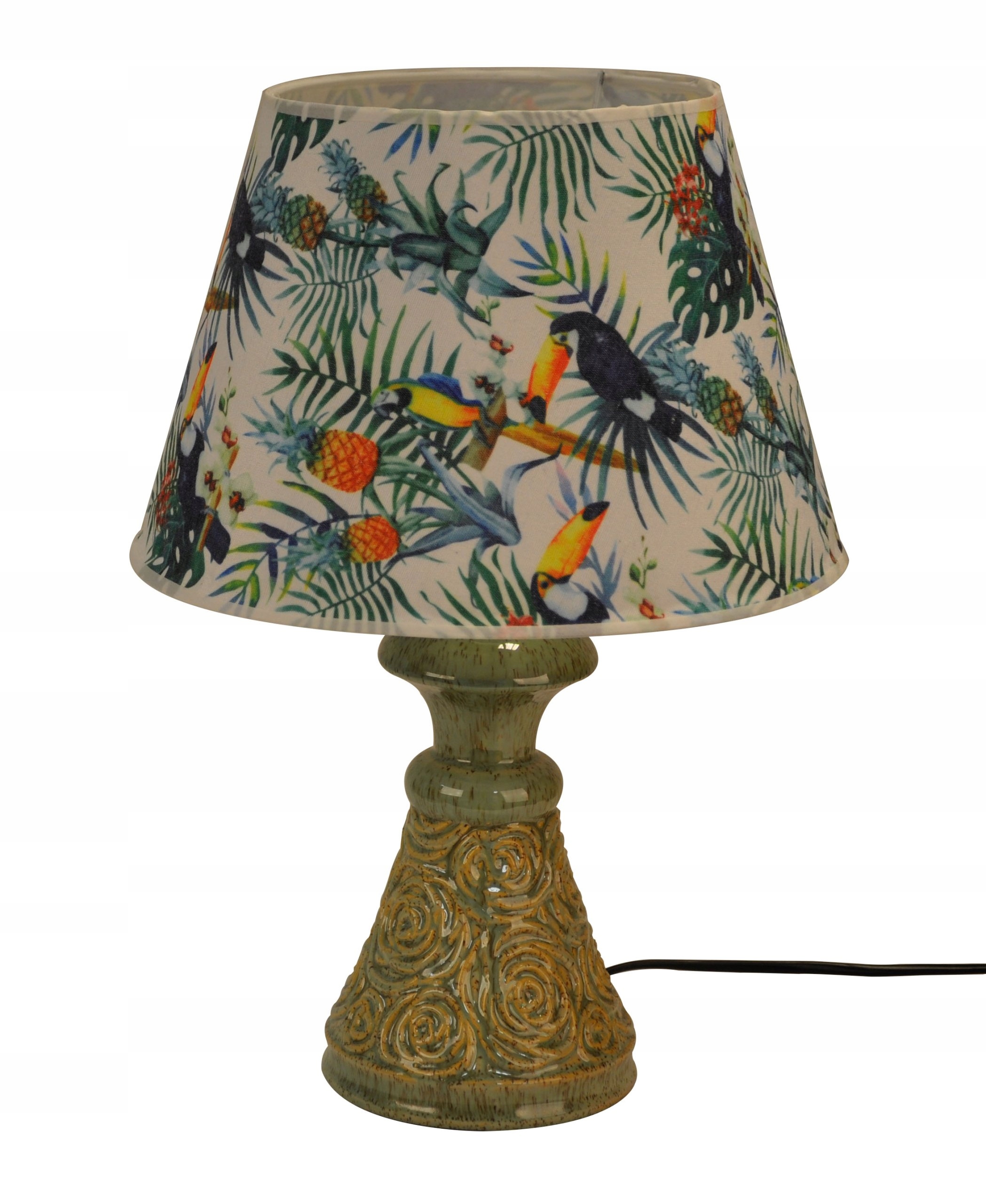 LAMPA stojąca biurkowa LAMPKA nocna Egzotyczna