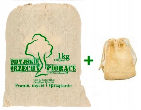 

Orzechy Do Prania, piorące 1kg + Woreczek