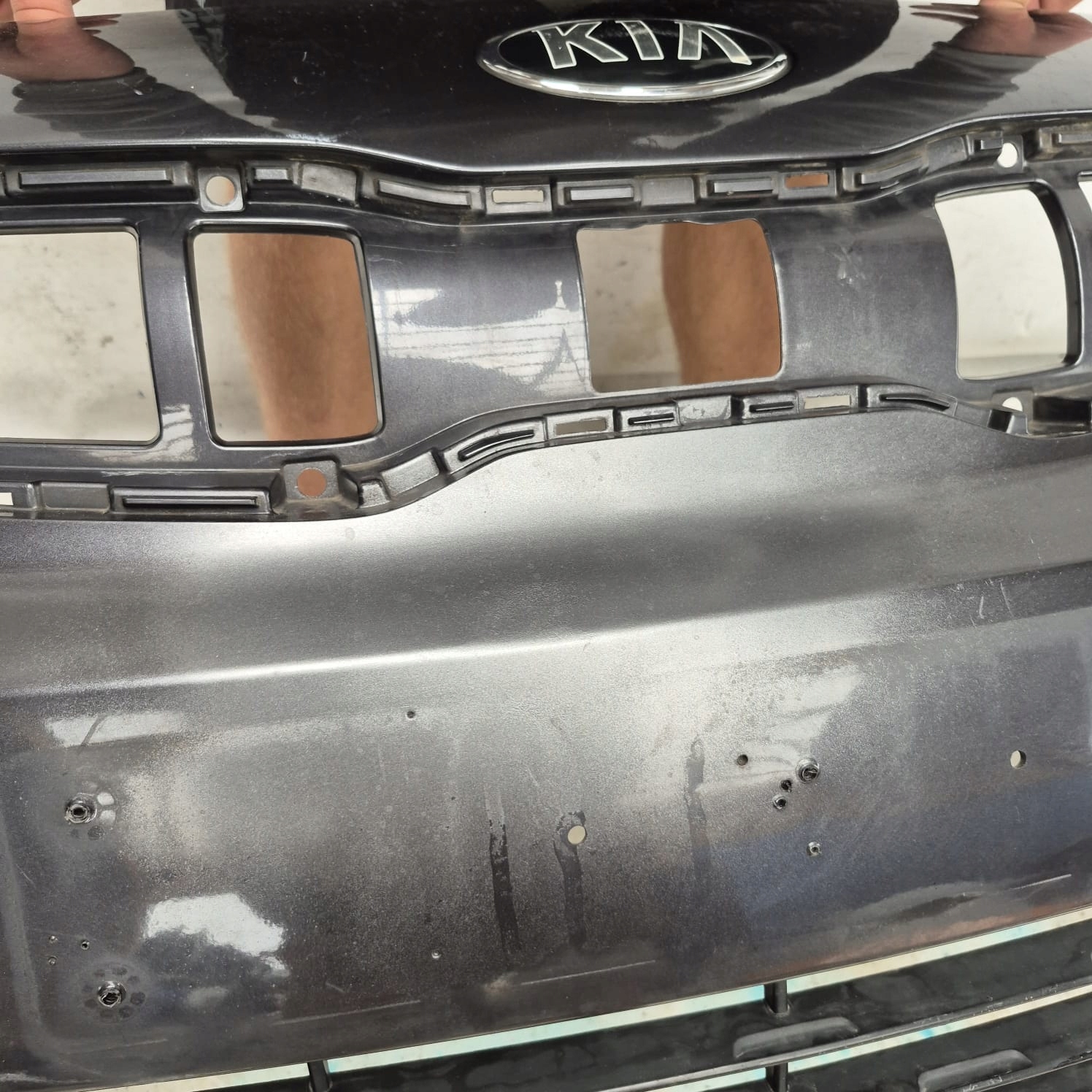 KIA RIO III 3 sedan LIFT 14-17 bumper front front