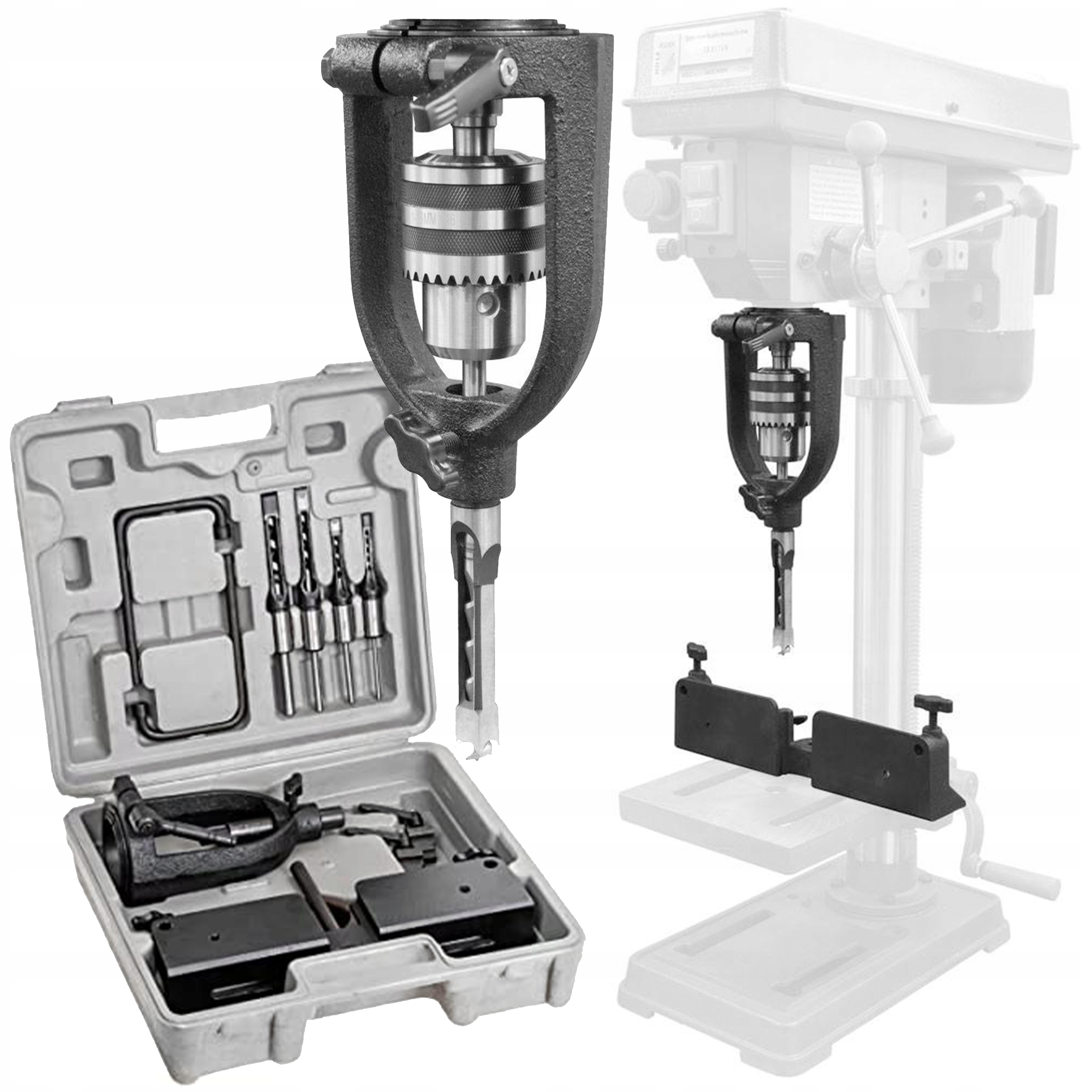 PRZYSTAWKA DO WIERCENIA WPUSTÓW DO DREWNA HOLZMANN