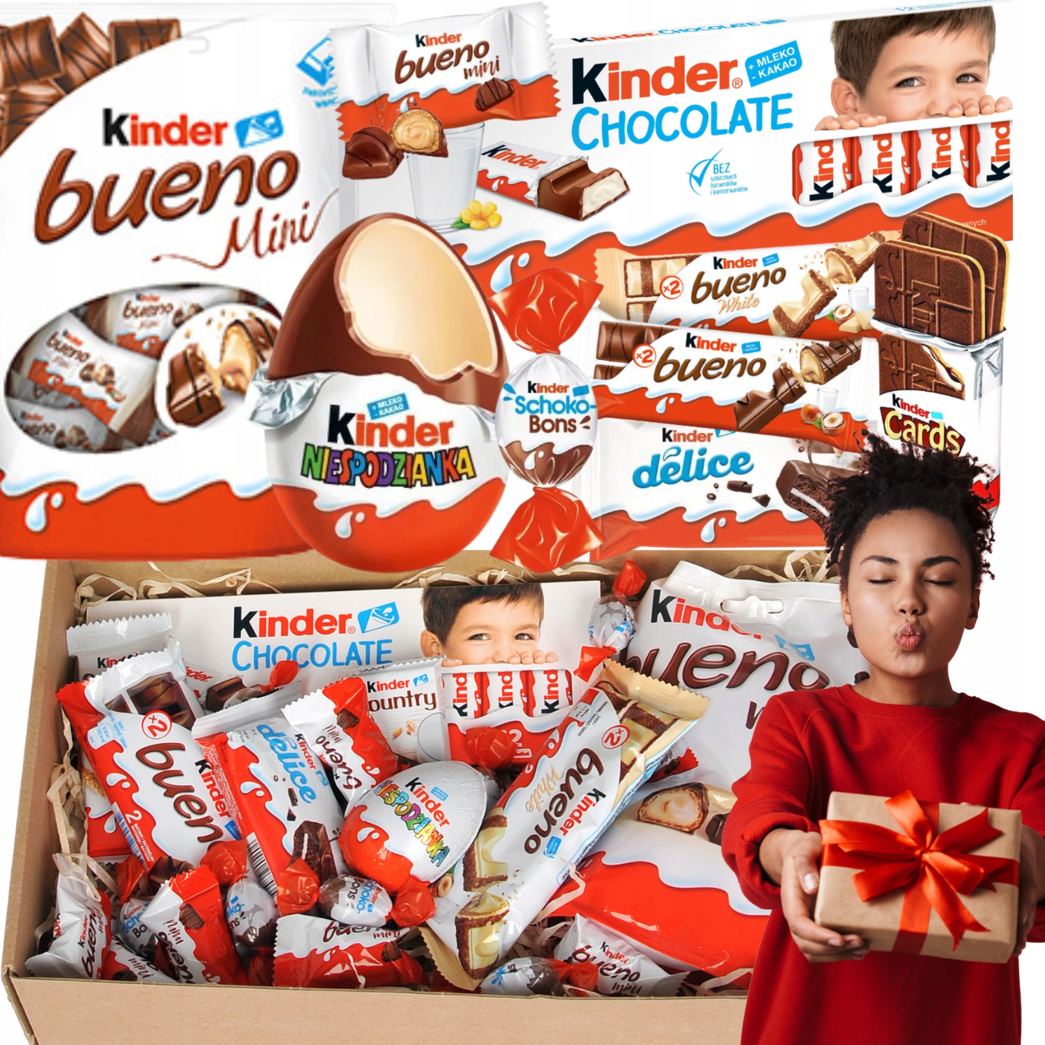 Kinder Zestaw Słodyczy Jajko Czekolada Urodziny Komunia Dla Dziecka