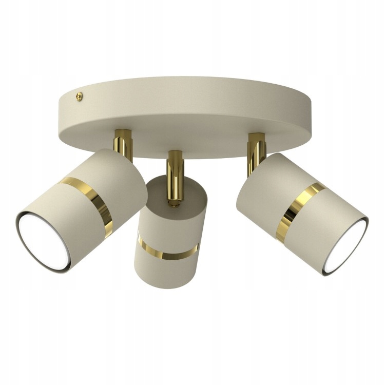 Závěsná Lampa Aurora Gold Béžová Moderní Stropní Led Tuba Stropní Svítidlo GU10