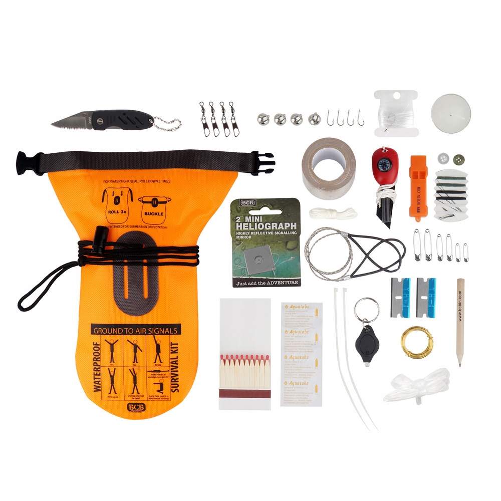 Sada pro přežití Bcb Survival Kit voděodolná 22 outdoorových prvků