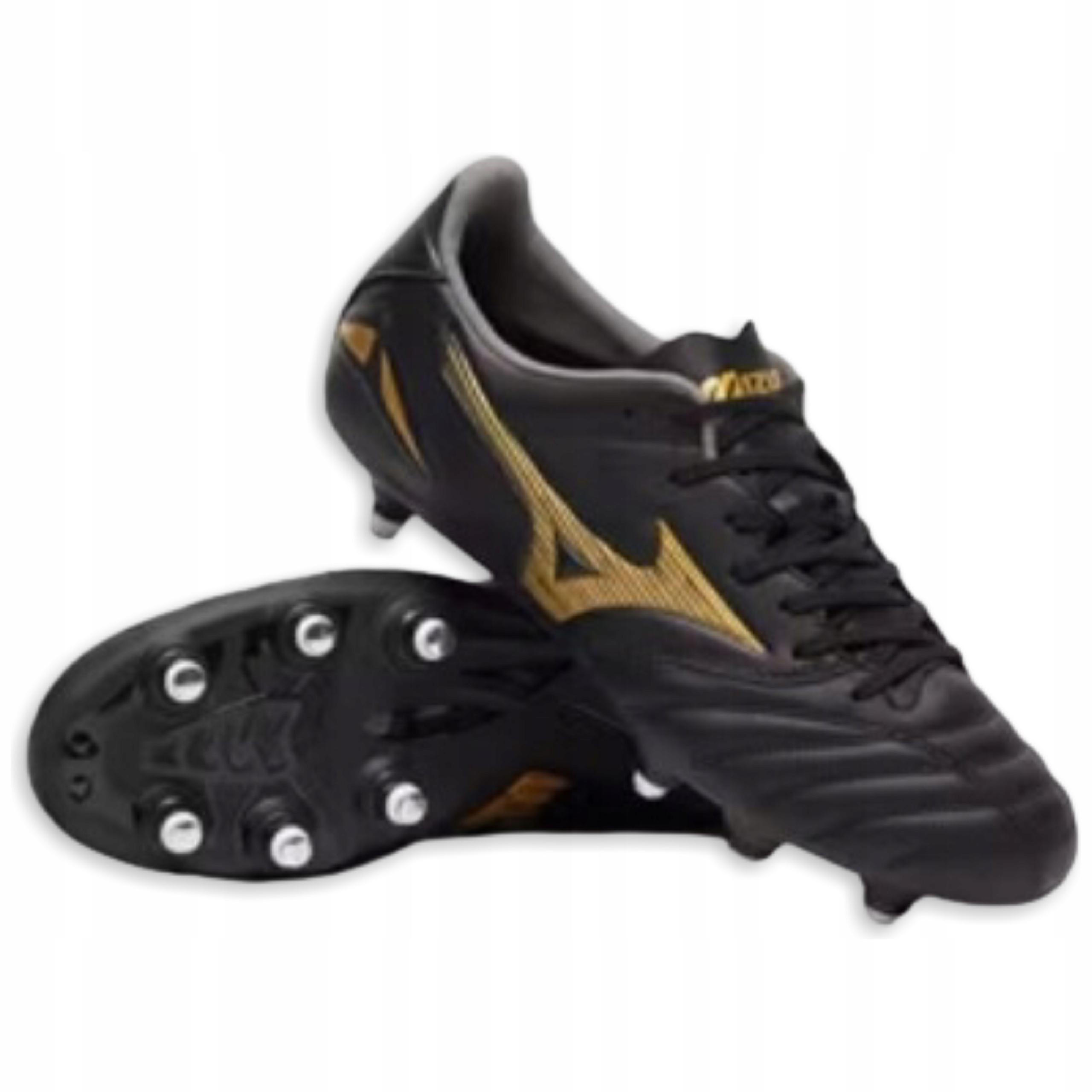 Fotbalová Obuv Šrouby Mizuno Černé Zlaté Morelia Neo IV Pro Si Eu 44,5