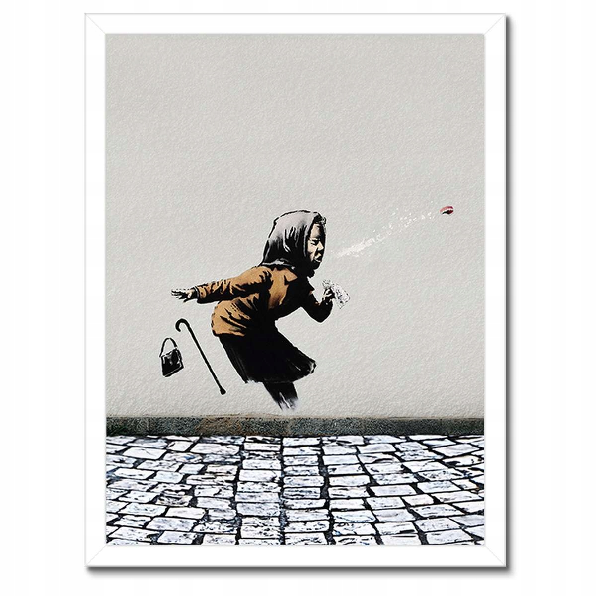 Plakáty v rámu 30x40 Banksy Babička Achoo Kicha