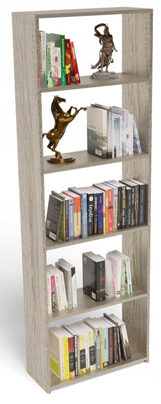 Otevřený regál 60/24 EX3 sonoma, skříňka na knihy