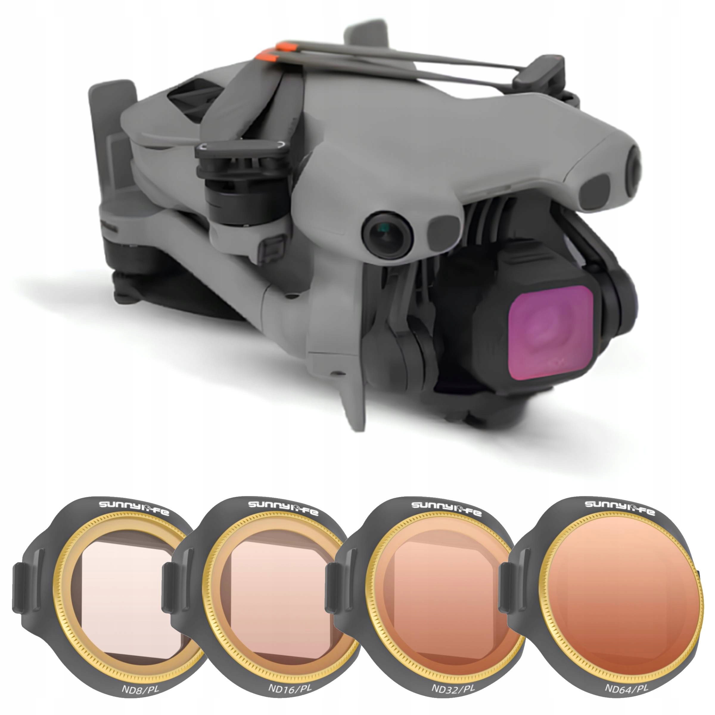 Sada 4 Nd/ Pl filtrů pro Dji Mini 5 Pro Drone ND8/ Pl ND16/ Pl ND32/ Pl ND64P