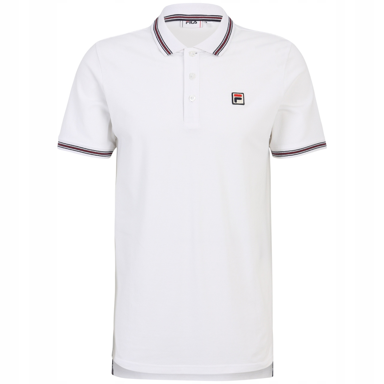 Tričko pánské polo Fila Lubbeek bílé FAM0898 10001 Vel. 2XL
