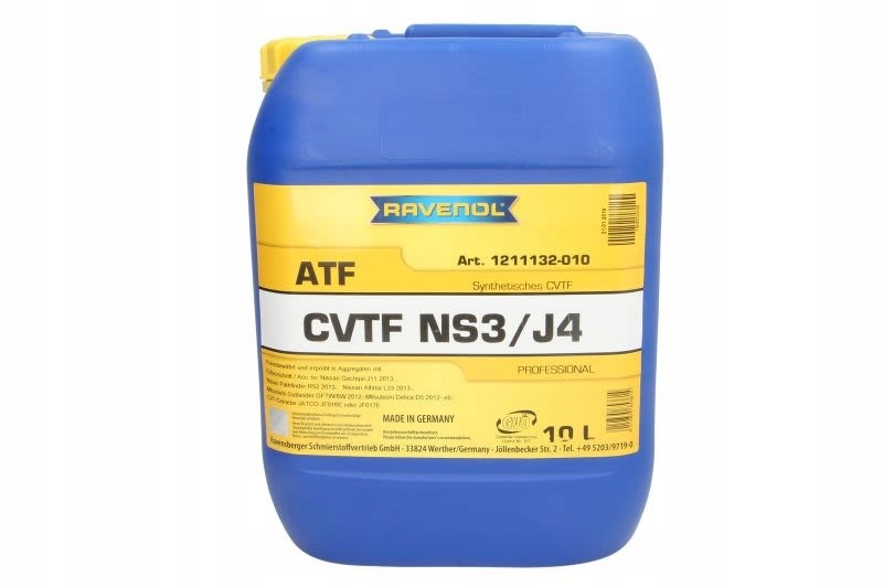 Olej do automatickej prevodovky Ravenol Rav Atf Cvtf NS3/J4 10L