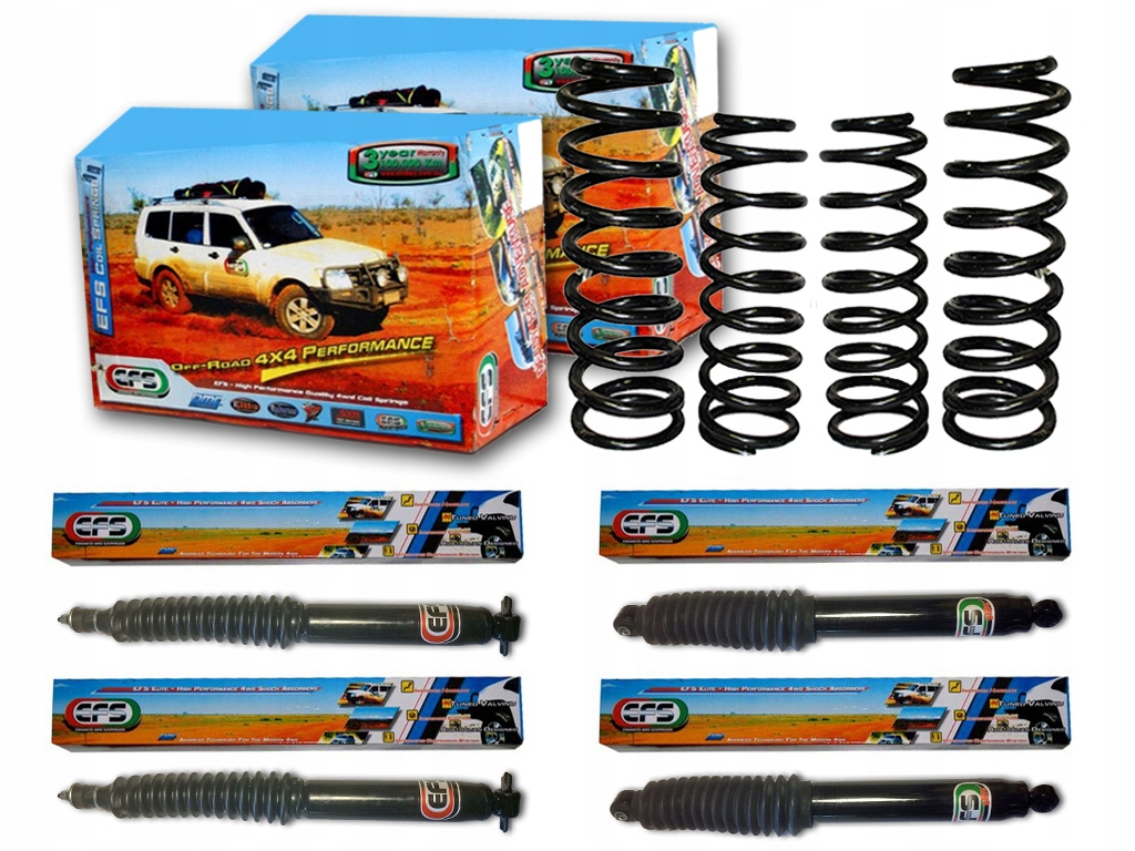 AMORTYZATORY SPRĘŻYNY +2 JEEP GRAND CHEROKEE WJ WG