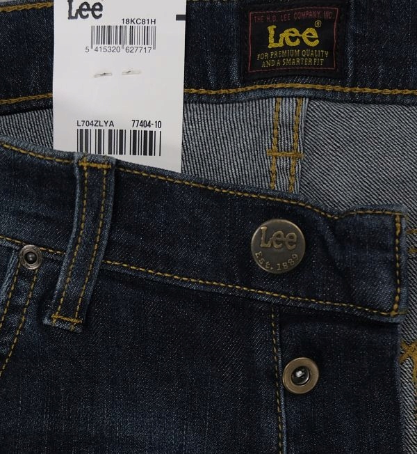 LEE POWELL SPODNIE JEANSOWE SLIM Długość nogawki długa