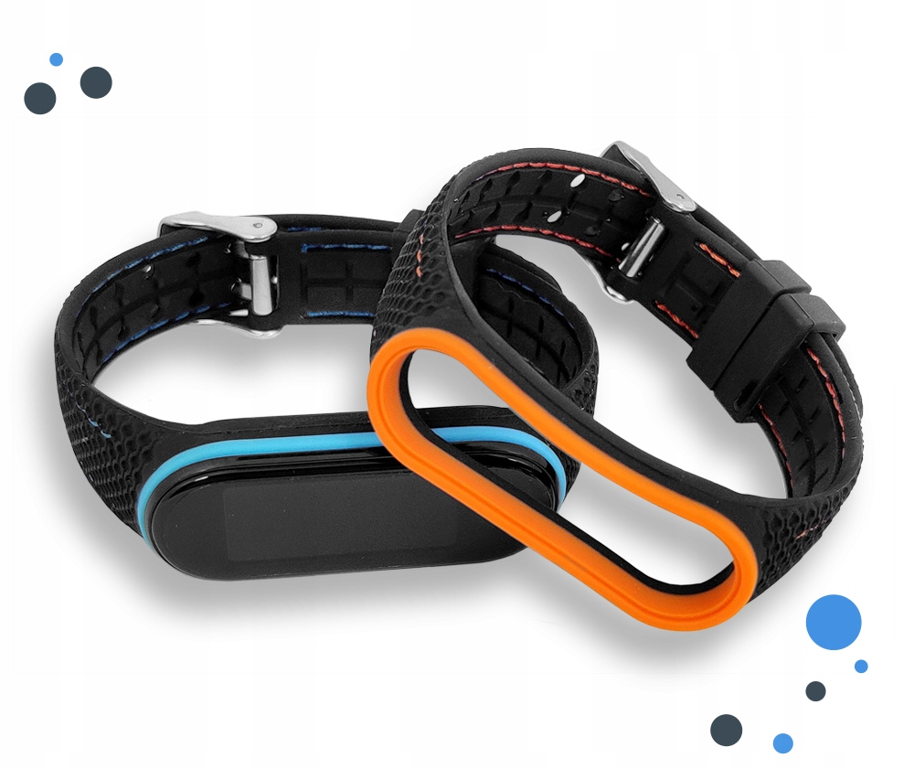 OPASKA PASEK SPORTOWA do XIAOMI MI BAND 3/4 KOLORY Materiał inny
