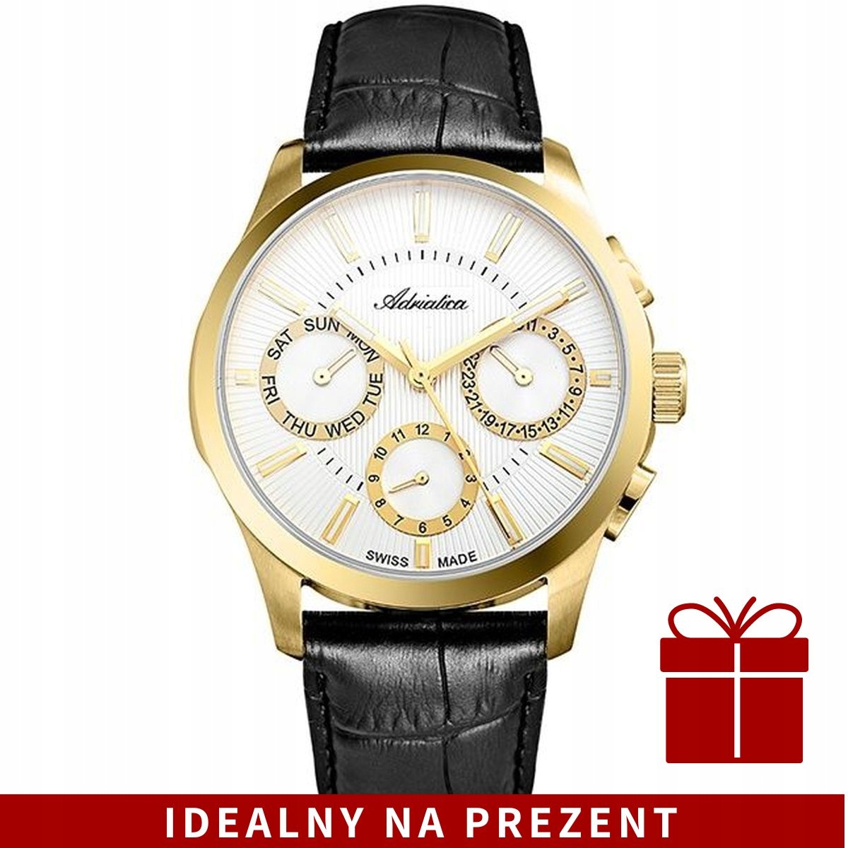 Hodinky Adriatica na řemínku A8255.1213QF