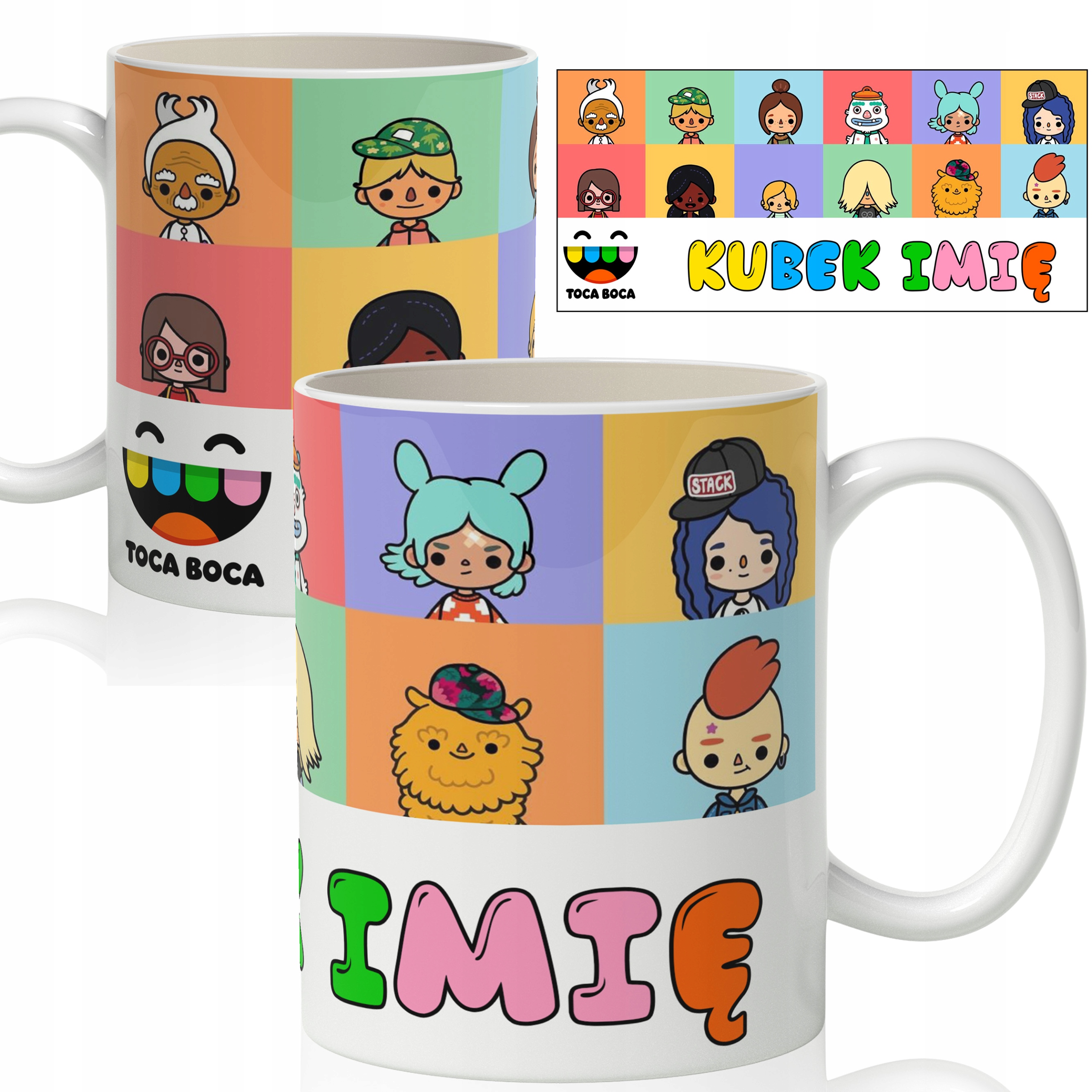 

Kubek dla Dzieci Toca Boca Life World Imię