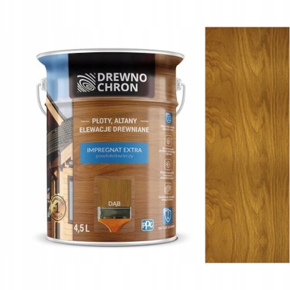 

Drewnochron Impregnat Extra 4,5L Dąb