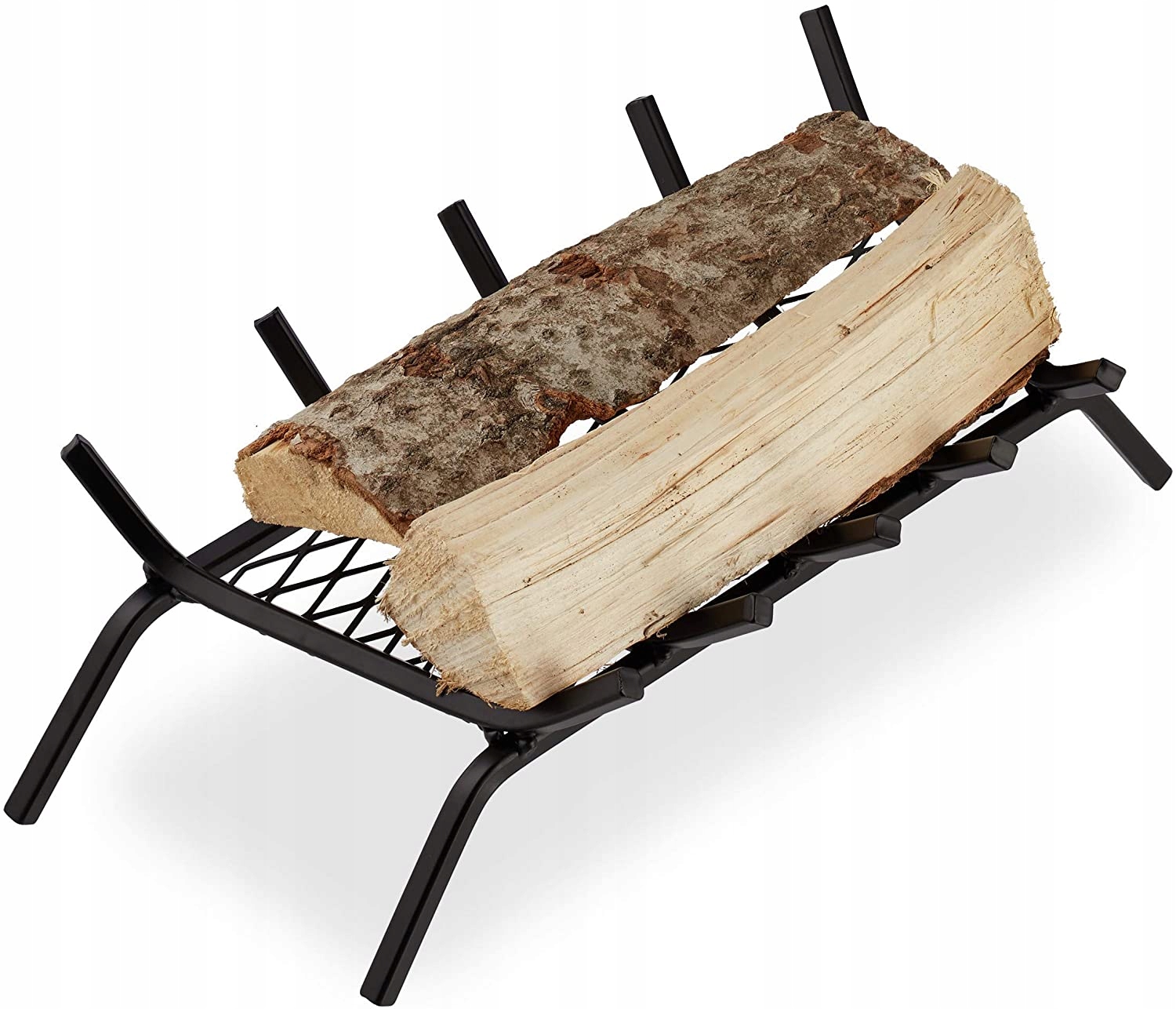 Stojan na dřevo Relaxdays, kov