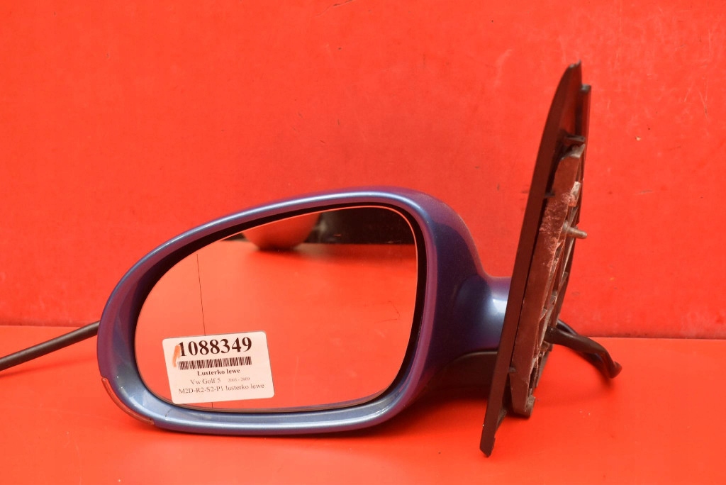 mirror left blue EU 010781 VW GOLF 5 V 03-09 6 PIN