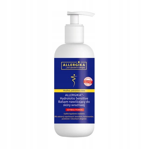 Allergika Hydrolotio Sensitive balsam nawilżający 500 ml do skóry atopowej