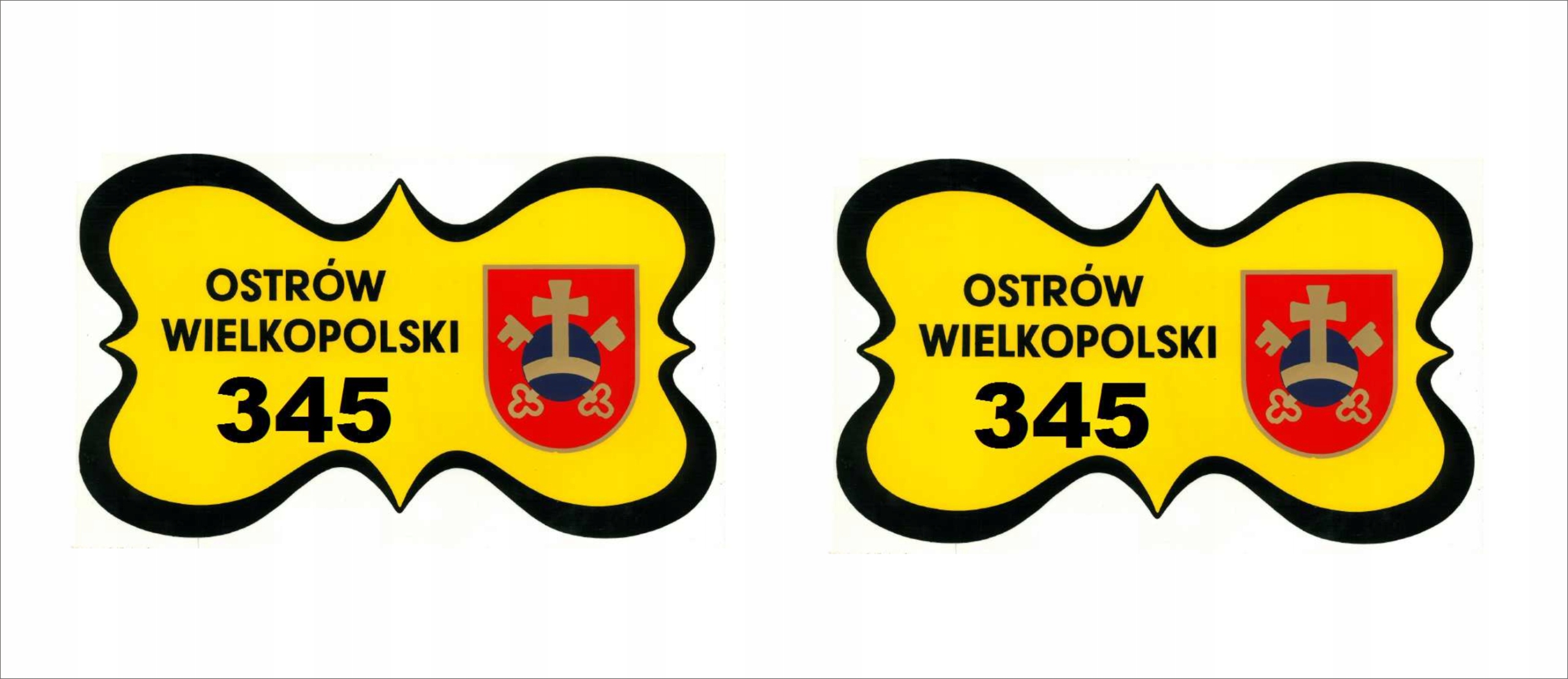 NAKLEJKI samoprzylepne TAXI OSTRÓW WIELKOPOLSKI