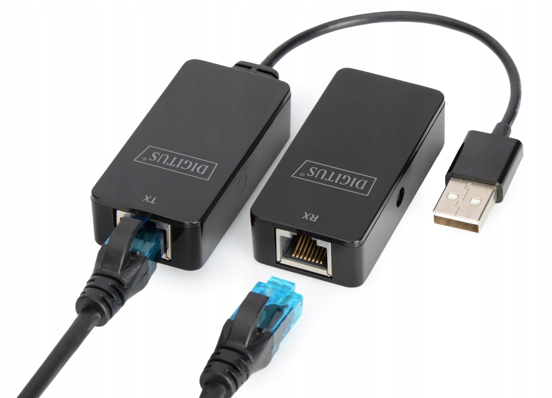 USB удлинитель Digitus DA-70141 черный 50 м