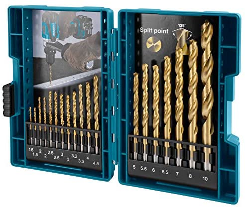

Makita zestaw wierteł do metalu 19szt B-67795