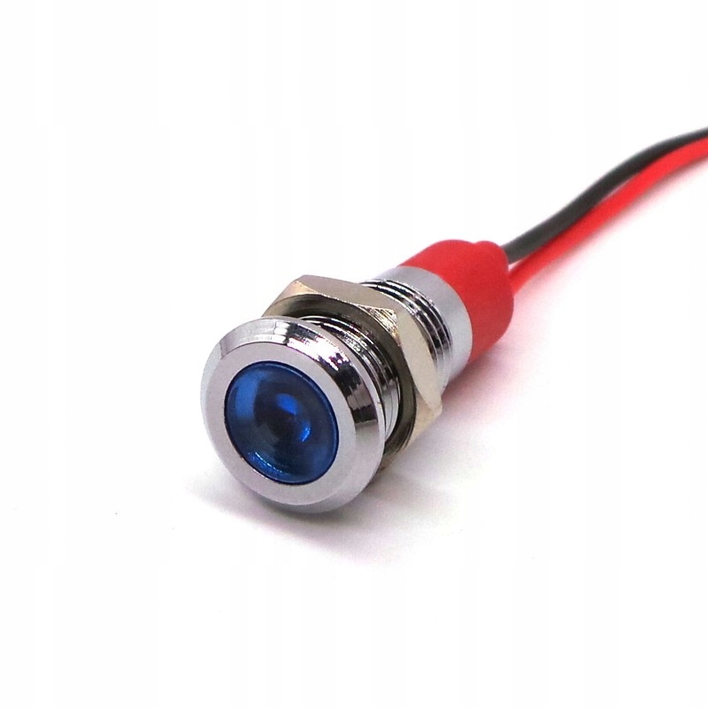 Kontrolka lampka kontrolna LED 12V Niebieski Producent części motoLEDy