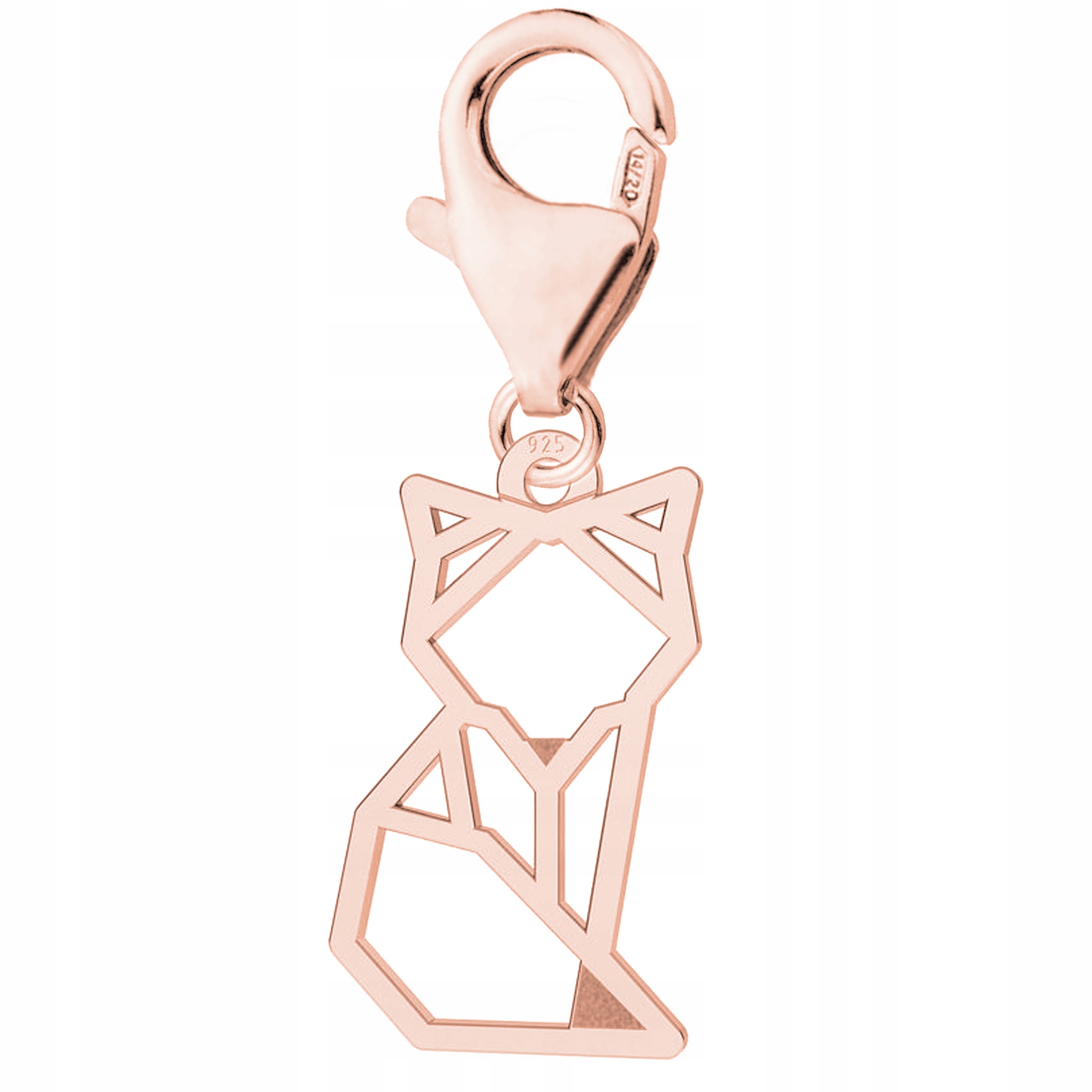 Přívěsek Pozlacený plech s mazlíčkem Kočka Kočka Kotě Stříbro 925