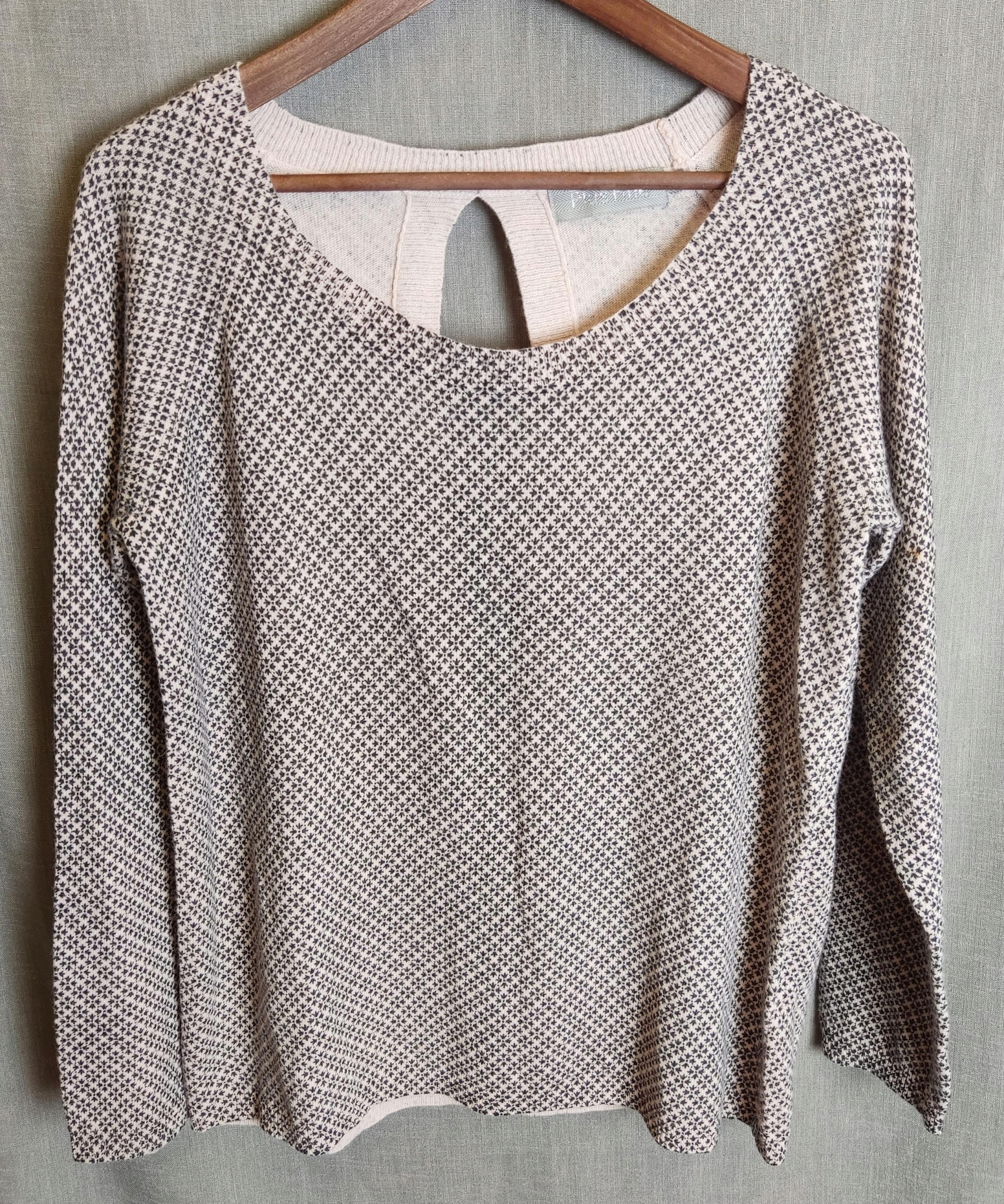 PLUS FINE ciepły sweter wełniany M BDB Marka inna