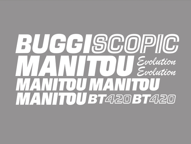 Наклейка MANITOU BUGGISCOPIC bt420