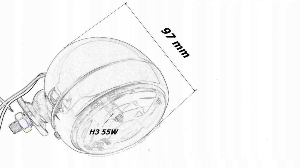 LIGHTBARY LIGHTBAR LAMPA HONDA Shadow VT125 PARA (18325) Producent Motrix
