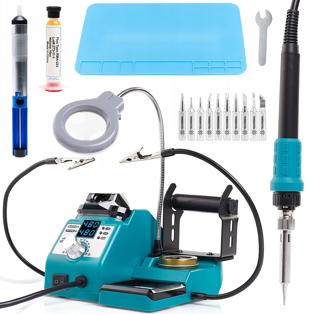 Přesná Hrotová Pájecí Stanice Yihua 926 Led-iv 130W Hroty 10 Ks