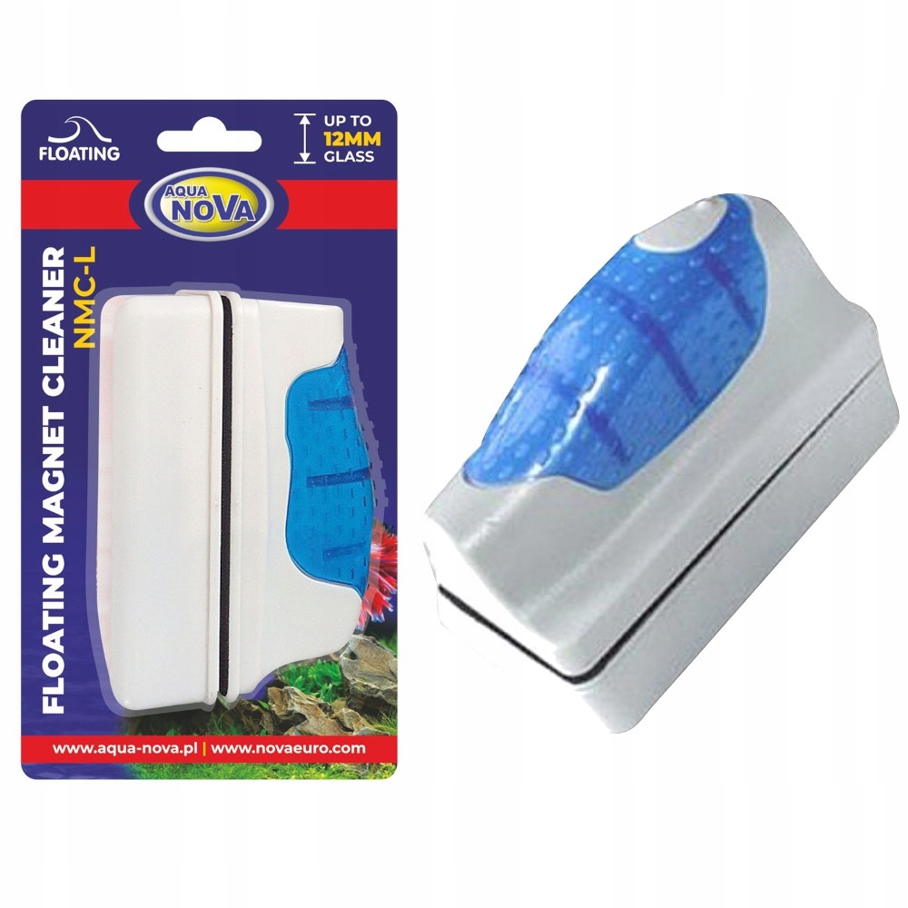 AQUA NOVA NMC-L CZYŚCIK MAGNETYCZNY PŁYWAJĄCY 12MM