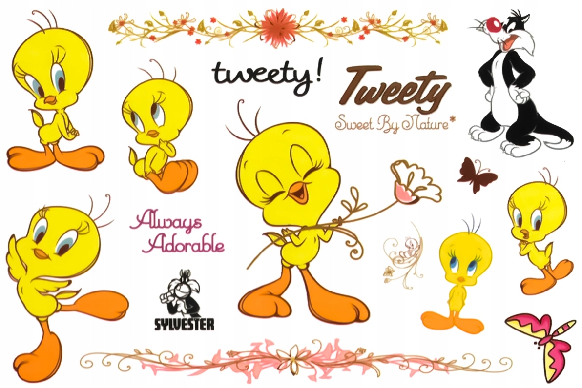 

Tatuaże dla dzieci Kanarek Tweety