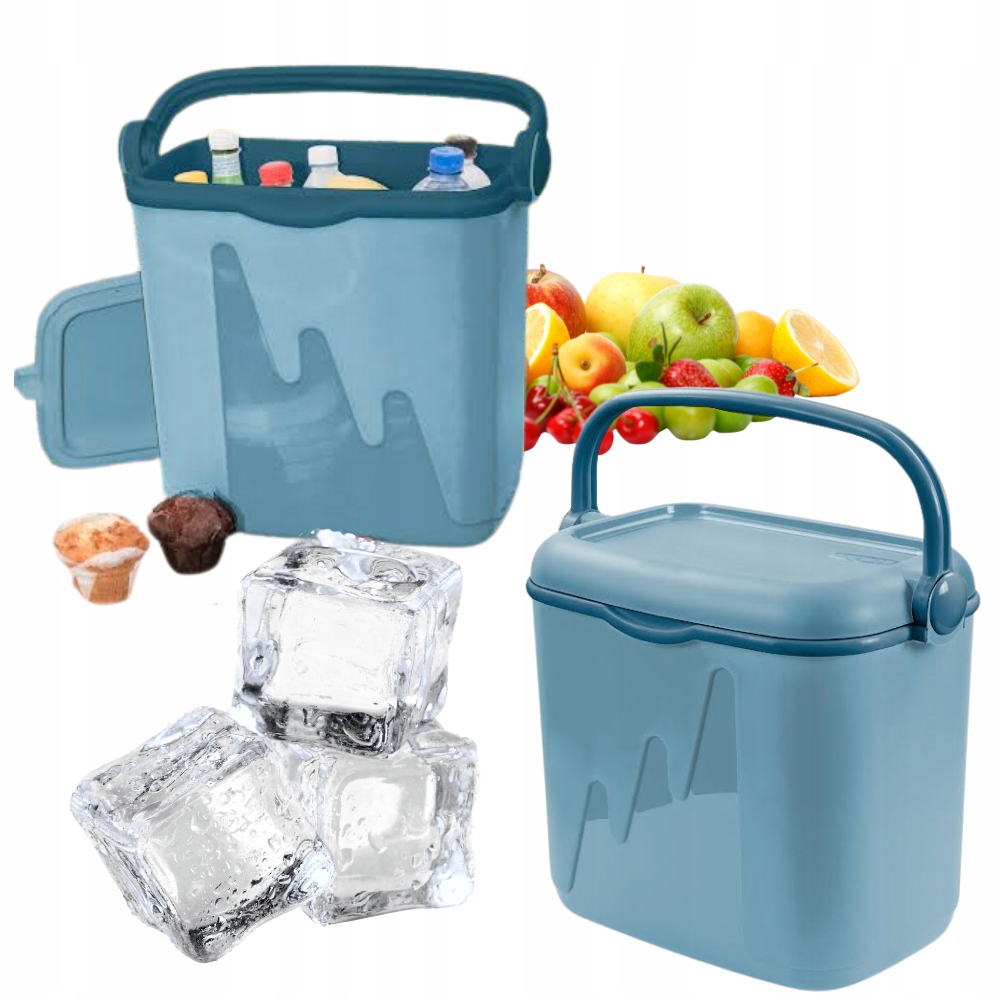 Přenosná turistická lednička 33 l Curver na náplně, modrá, prostorná, velká