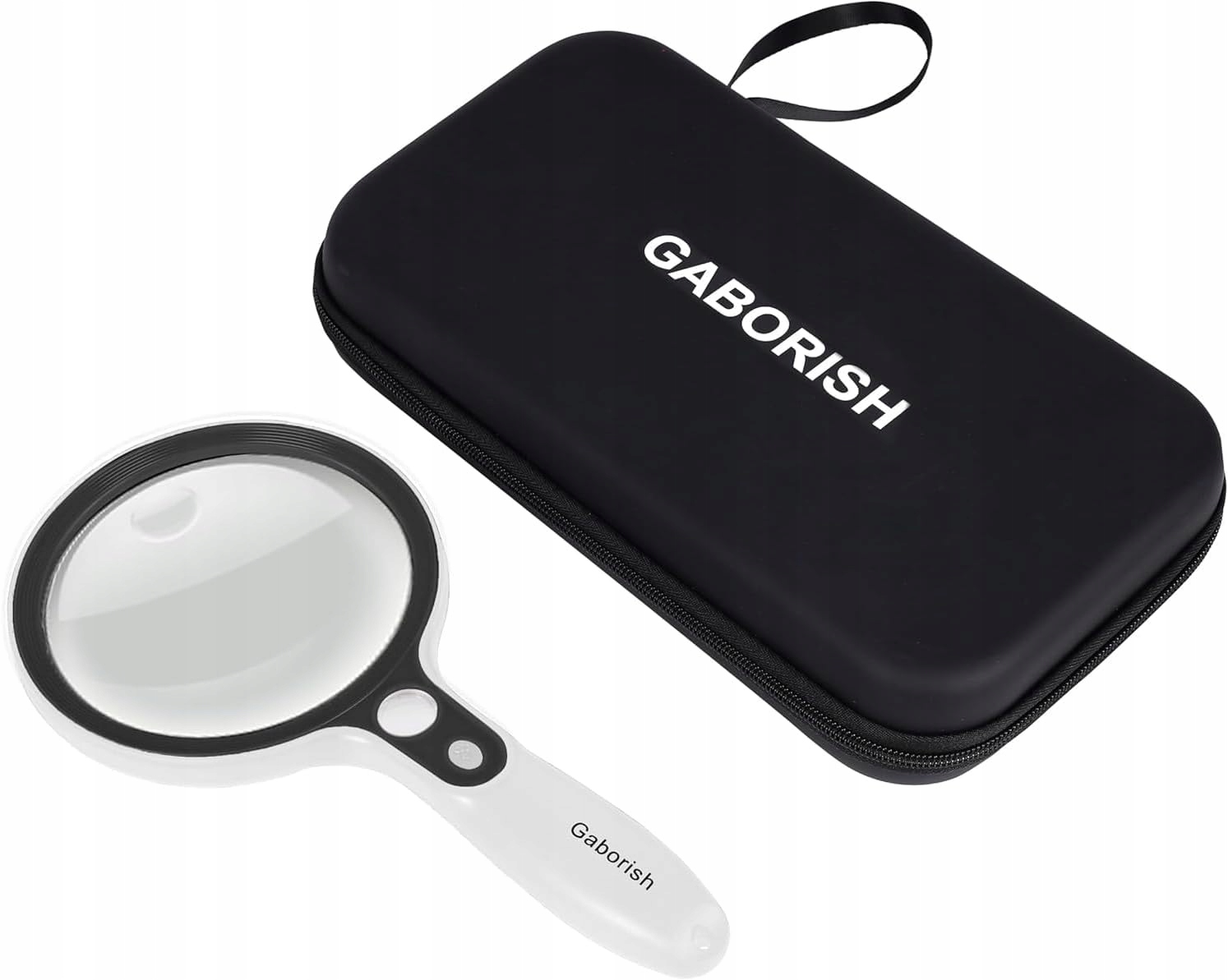 Podsvícená lupa 10x 20x 45x, 37 Led s pouzdro pro seniory na čtení