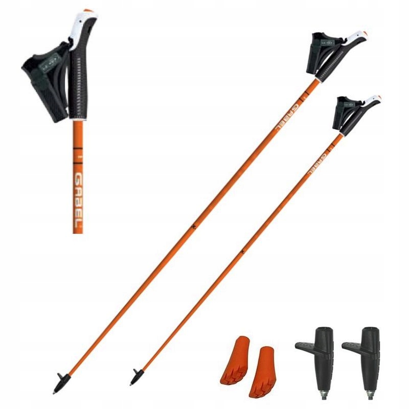 Kije nordic walking Gabel Stride X-1.35 Orange 105