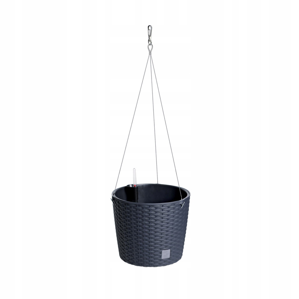 

Wisząca doniczka ratanowa system DRTW260 antracyt