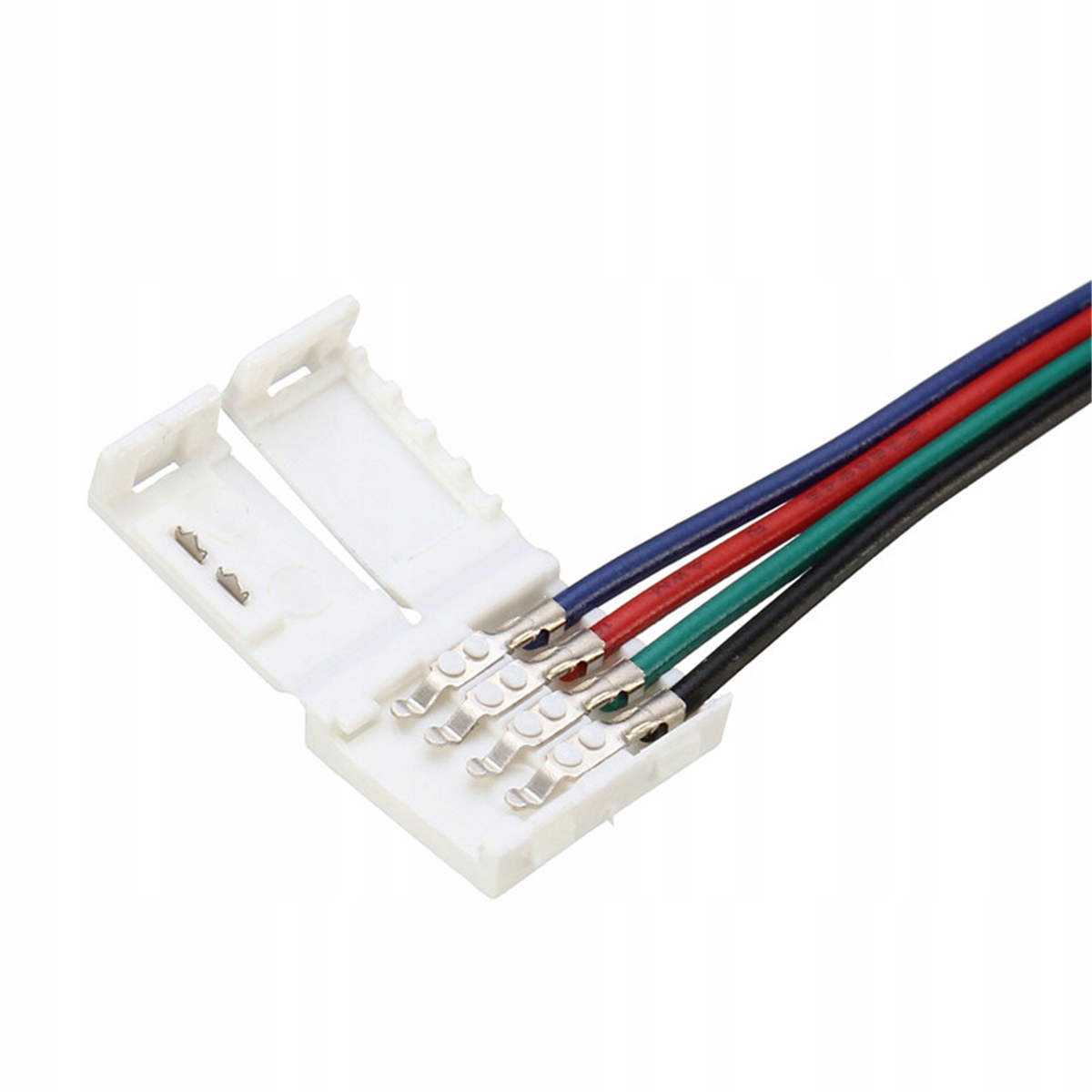 KONEKTOR DO TAŚM LED ZŁĄCZKA 4 PIN RGB Z PRZEWODEM Marka LED-ONE