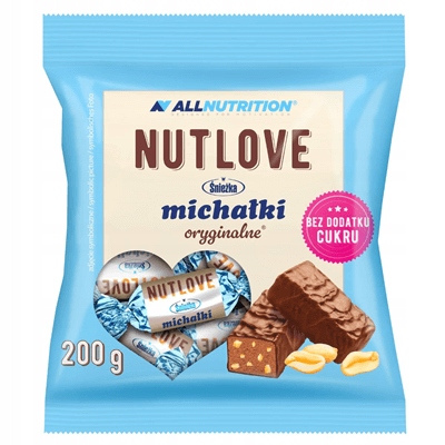 Levně 3x Allnutrition Nutlove Fit Michałki originální bez přidaného cukru 200 g