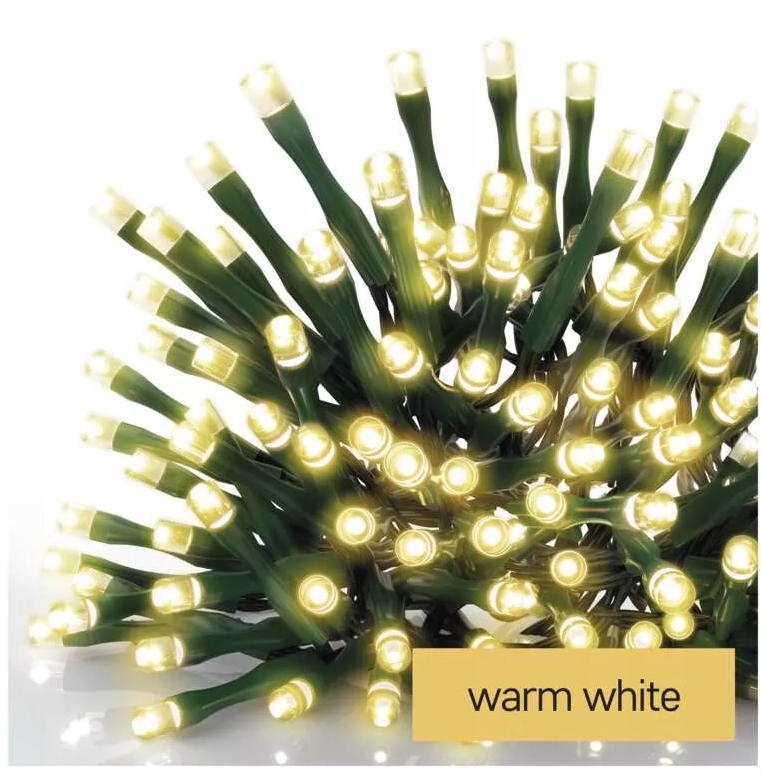 

Lampki choinkowe Classic 80LED 8m ciepła biel IP44