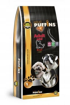 Levně Puffins Dog Adult Mini Beef 15kg