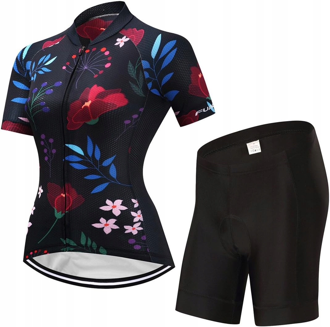 X-LABOR - DAMSKI ZESTAW ROWEROWY KOLARSKI Z MIĘKKĄ WKŁADKĄ SPODENKI XXL