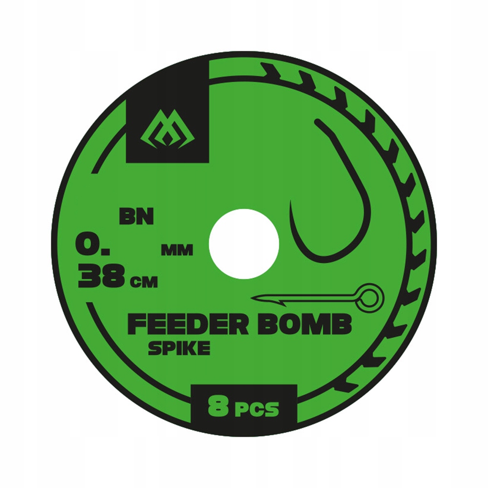 Mikado Feeder Bomb igła r.10 0.20mm 38cm 8szt. gotowe przypony