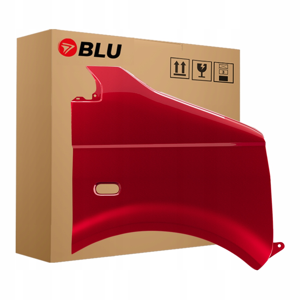 Blu Blatník Vw T5 Transporter Multivan LC3X pravý červený 03-15 pozink