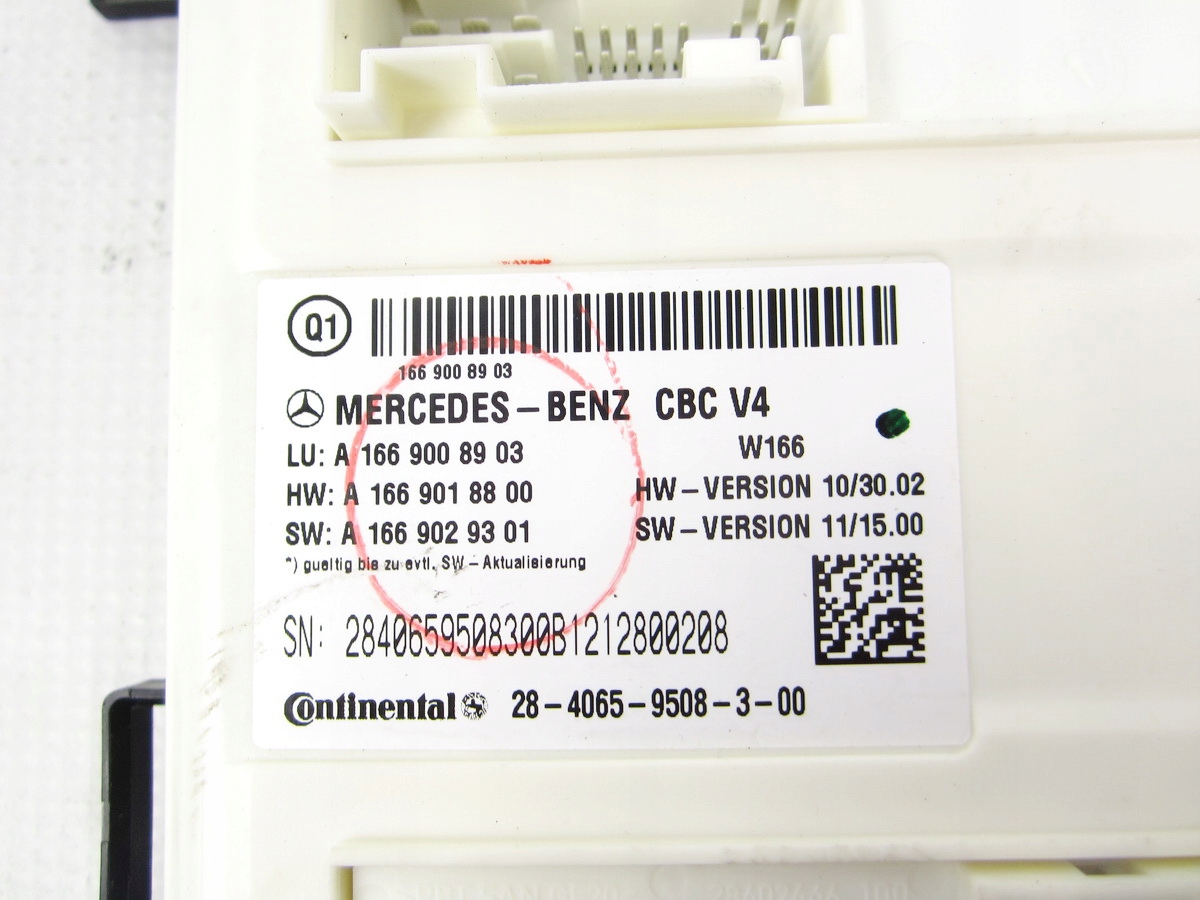 SAM front front Mercedes ML W166